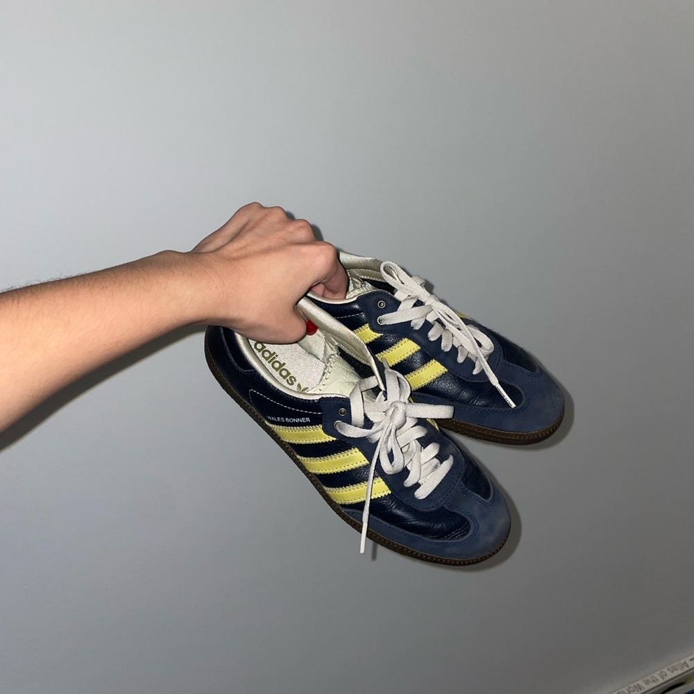 Adidas x Wales Bonner Samba - Navy / Yellow